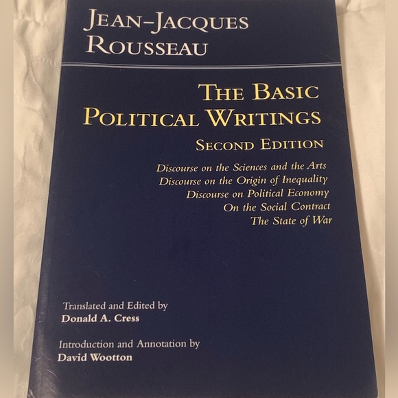 Jean-Jacques Rousseau The Basic Political Writings 2nd Edition Philosophy book - Picture 1 of 6